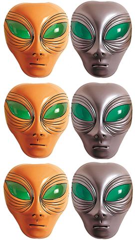 Alien mask pack of 12